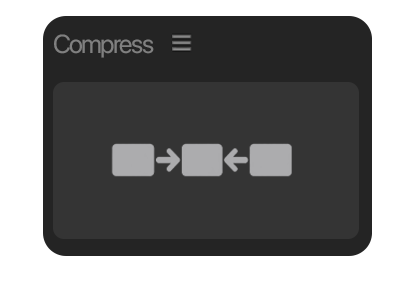 Compress plugin interface icon