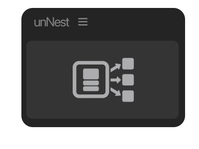 unNest plugin interface icon